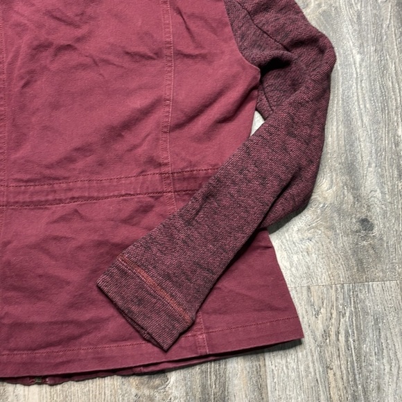 ASHLEY by 26 International Juniors Maroon Wine Hooded Utility Jacket, size small - Picture 11 of 12